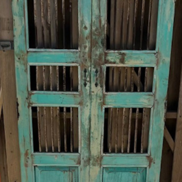 Indian Security Door Set 37.5" X 69" CNTR C16