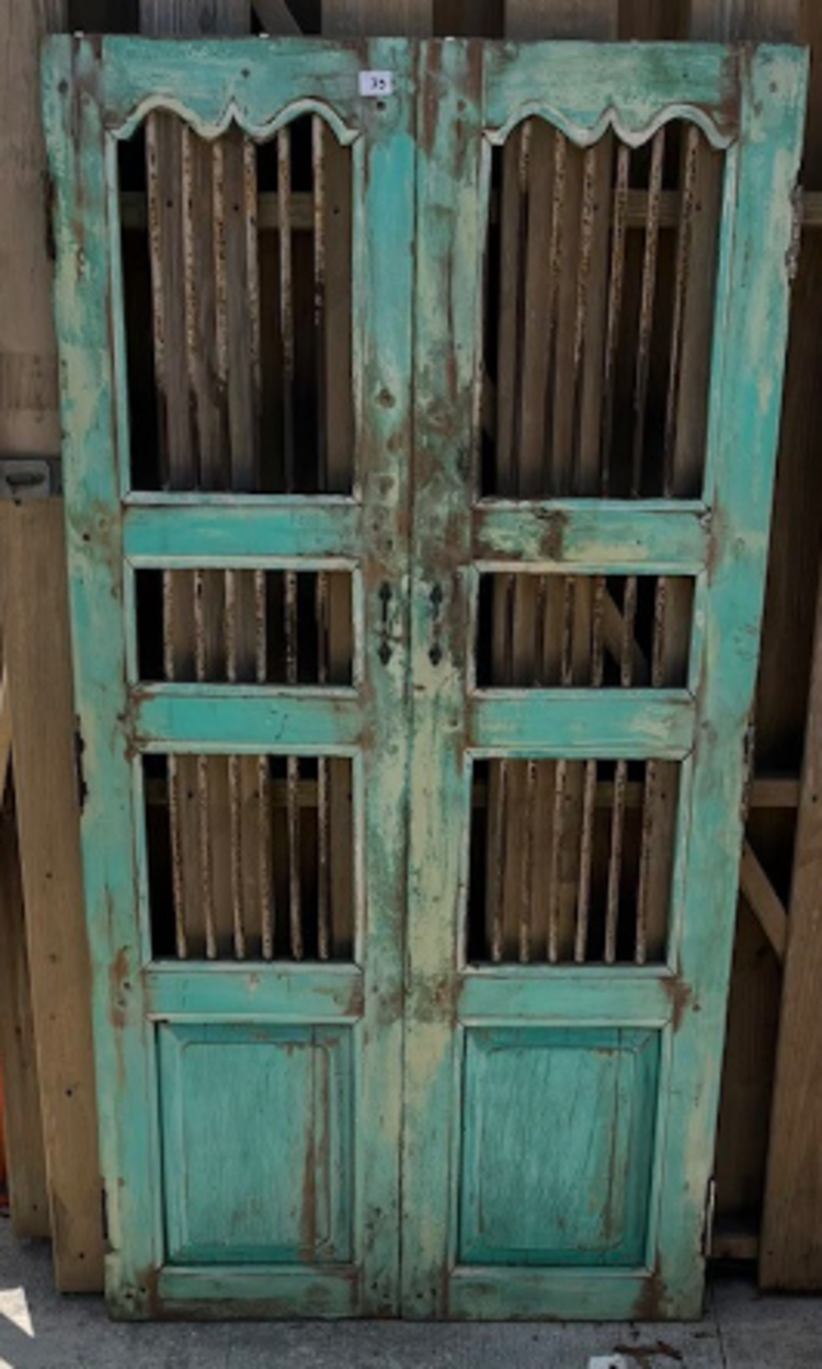 Indian Security Door Set 37.5" X 69" CNTR C16