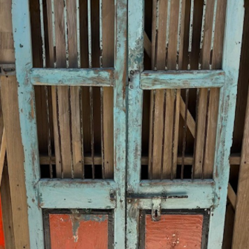 Indian Security Door Set 38.5" X 67" CNTR C13