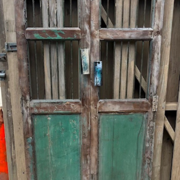Indian Security Door Set 35.5" X 70.5"  CNTR B16