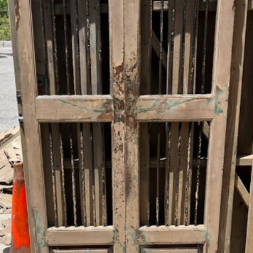 Indian Security Door Set 38" X 73"  CNTR B15