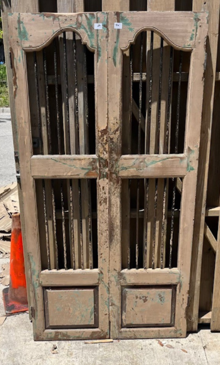 Indian Security Door Set 38" X 73"  CNTR B15