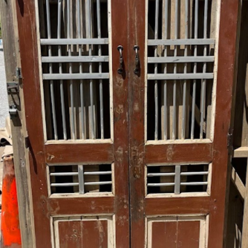 Indian Security Door Set 39" X 71.5"  CNTR B13