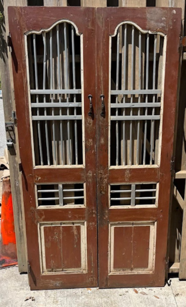 Indian Security Door Set 39" X 71.5"  CNTR B13