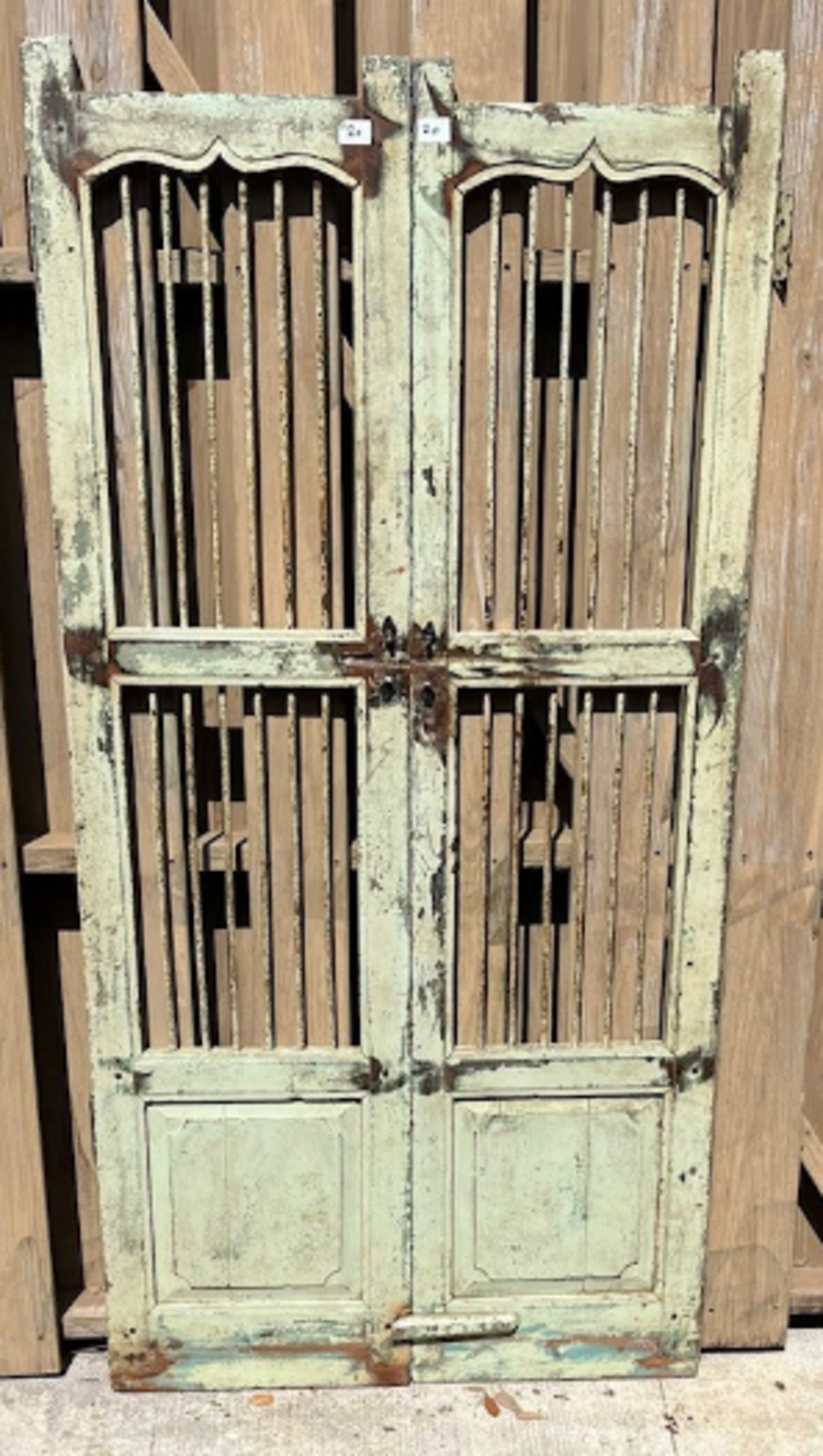 Indian Security Door Set 35.5" X 70.5" CNTR B10