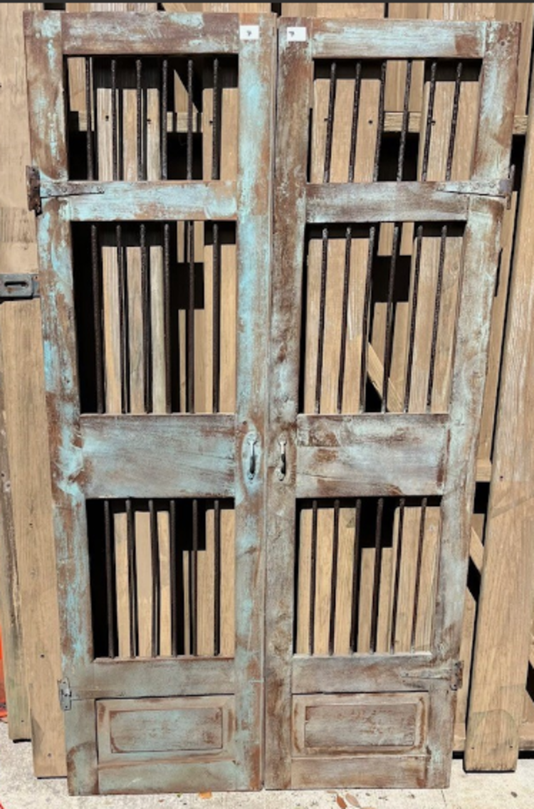 Indian Security Door Set 39" X 69"  CNTR B9