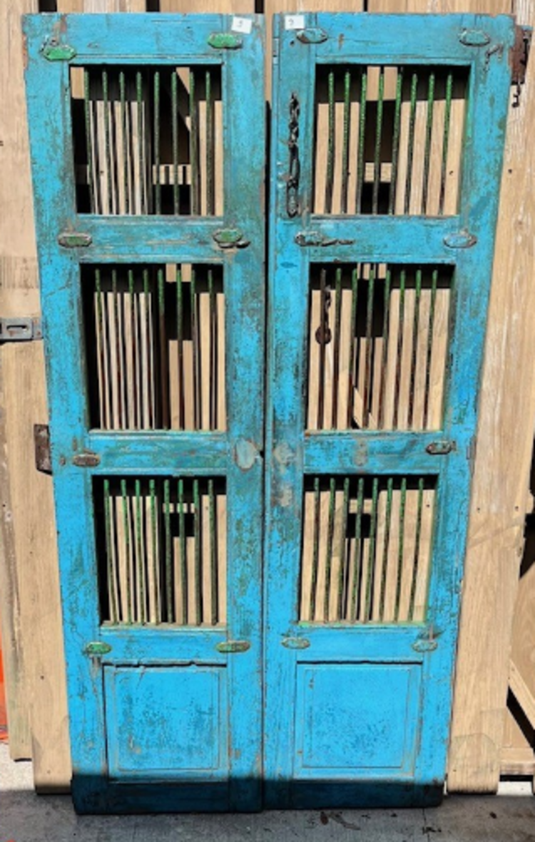 Indian Security Door Set 39" X 73"  CNTR B7