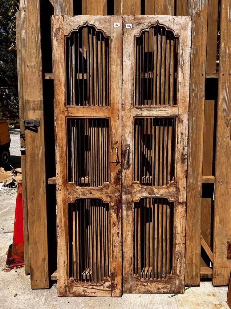 Indian Security Door Set 36.5" X 76.5" CNTR A2