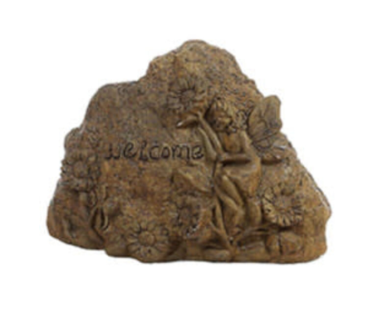 Fairy Welcome Stone Pnt