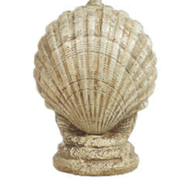 18" Shell Finial Pnt