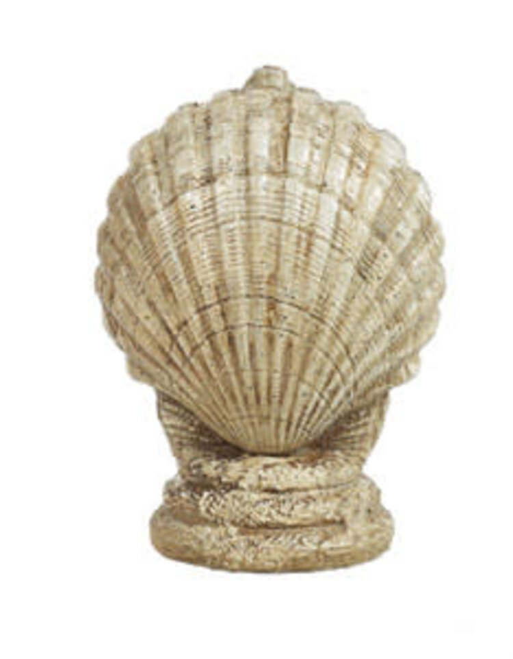 18" Shell Finial Pnt