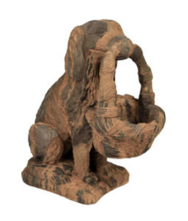 Lg Dog with Basket PNT