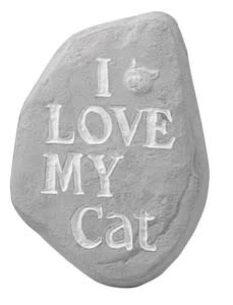 Love My Cat Stone Pnt