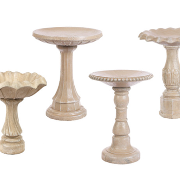 Assorted Birdbath ( Call Ahead Check Availibility )