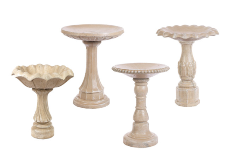 Assorted Birdbath ( Call Ahead Check Availibility )