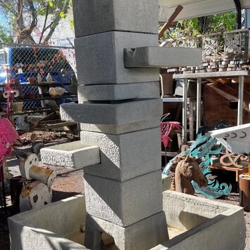 6 Tier Tray Fountain 66"h x 36"dia Pump Included