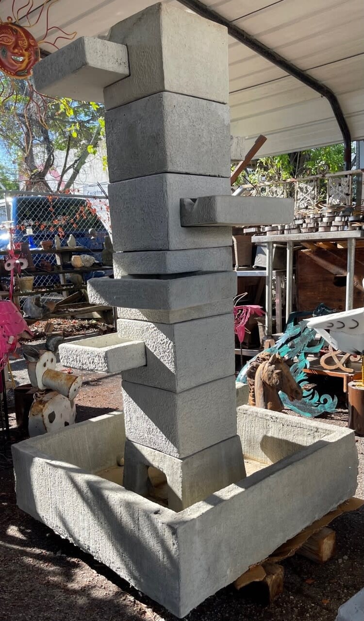 6 Tier Tray Fountain 66"h x 36"dia Pump Included