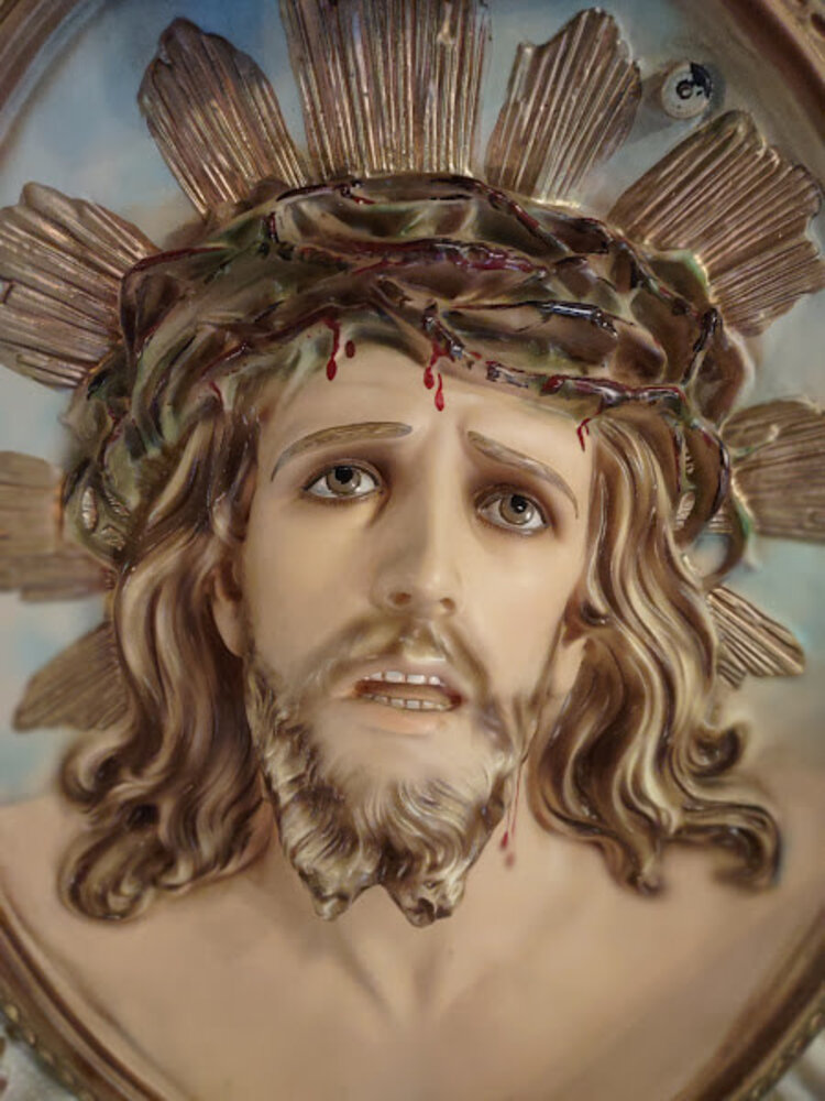 Sale Jesus Wall Plaque Holy Religious Wall Decor w/Electric Light