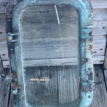 Salvaged Porthole Rectangle