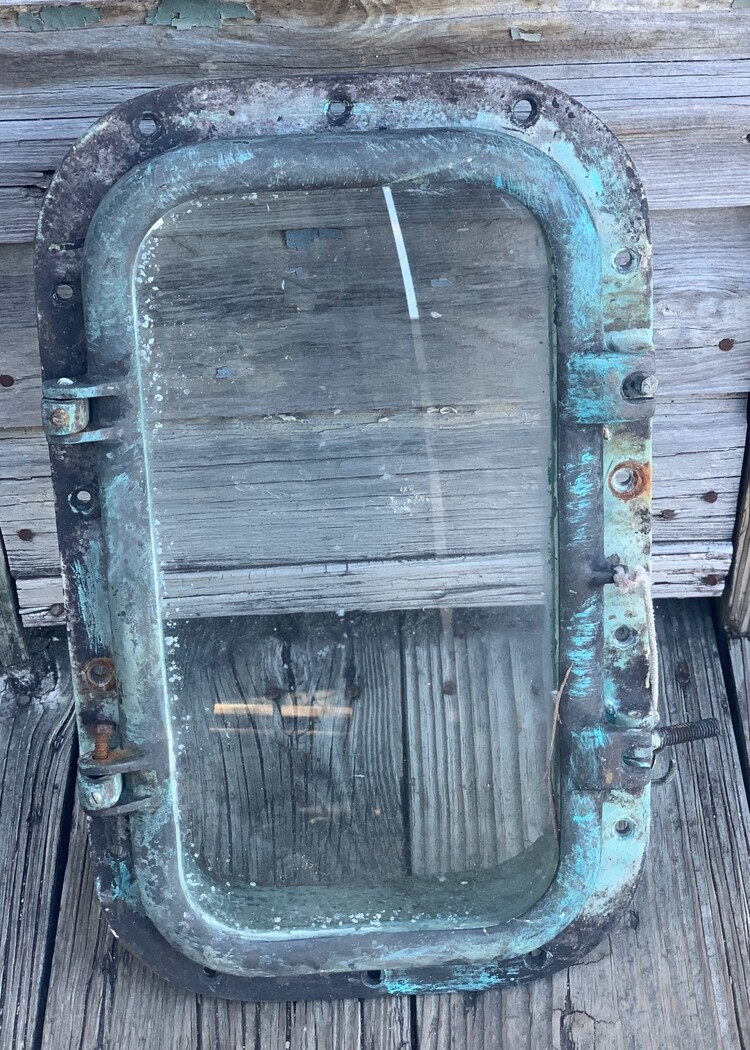 Salvaged Porthole Rectangle