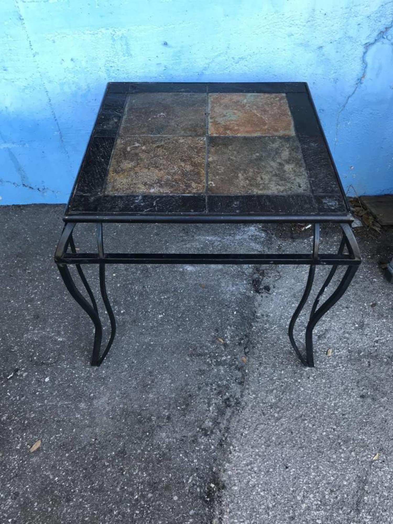 Wrought Iron Side Table Sarasota Architectural Salvage