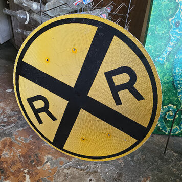 Rail Road Sign railroad