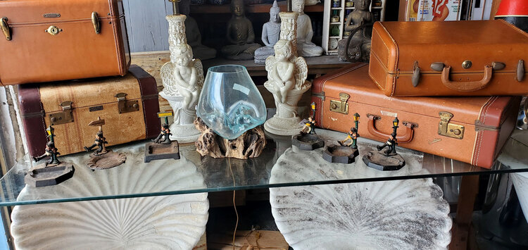 Hand blown drift wood