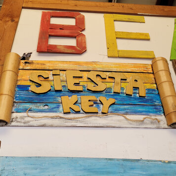 local handmade artist sign