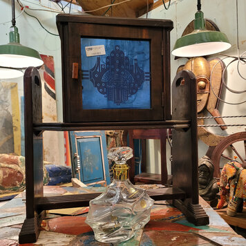 antique 1920s art deco humidor