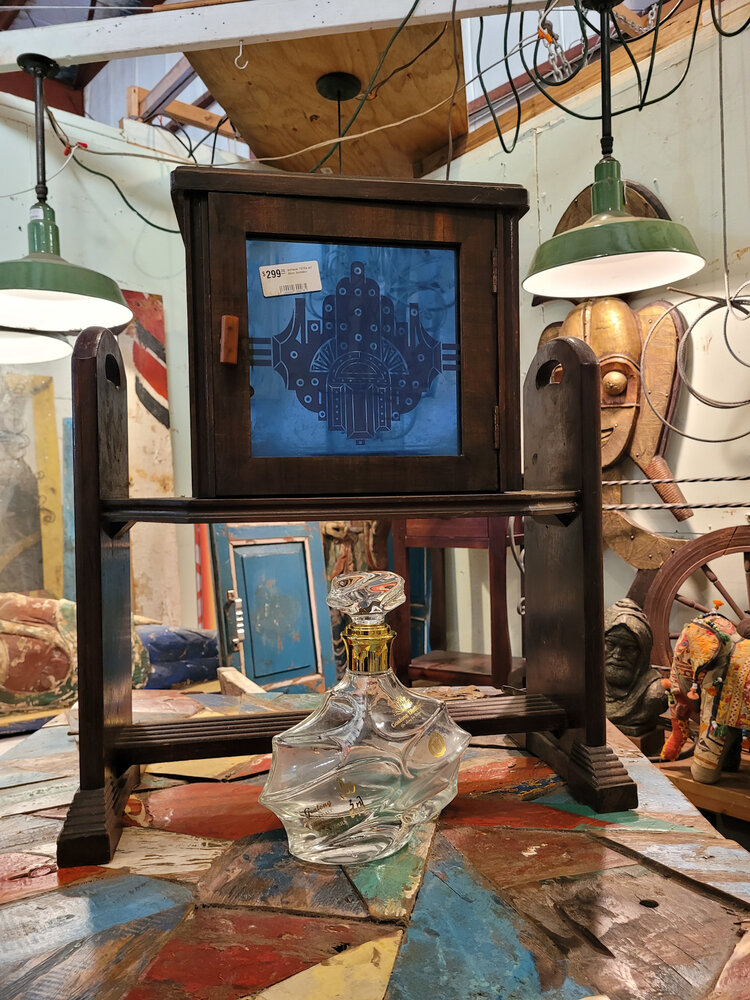 antique 1920s art deco humidor