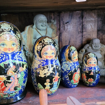 nesting doll 10pc russian ussr