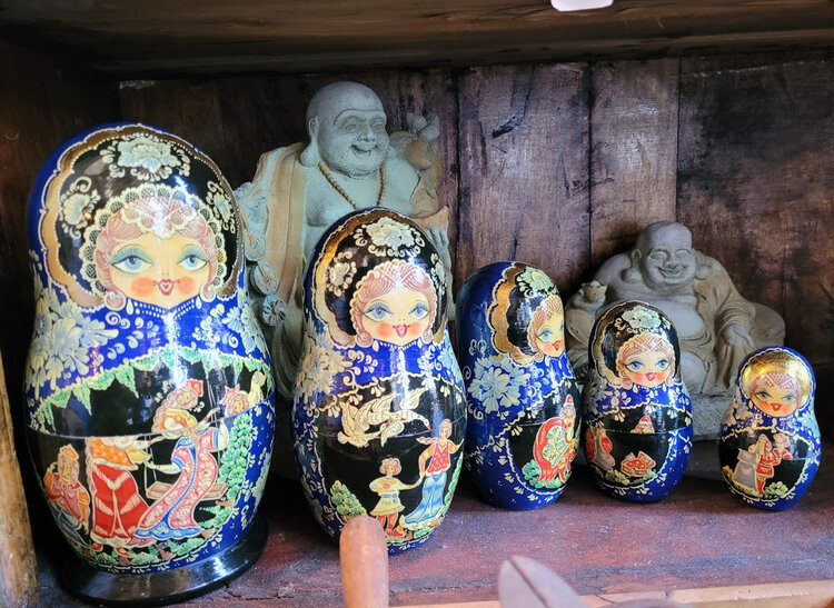 nesting doll 10pc russian ussr