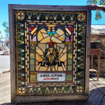 1926 Stained Glass 53'' x 43.5''