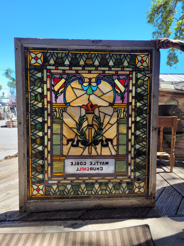 1926 Stained Glass 53'' x 43.5''