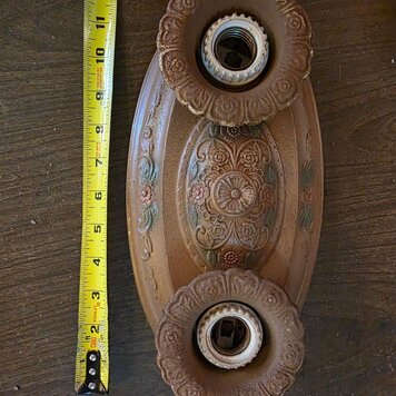 double light ceiling mount victorian