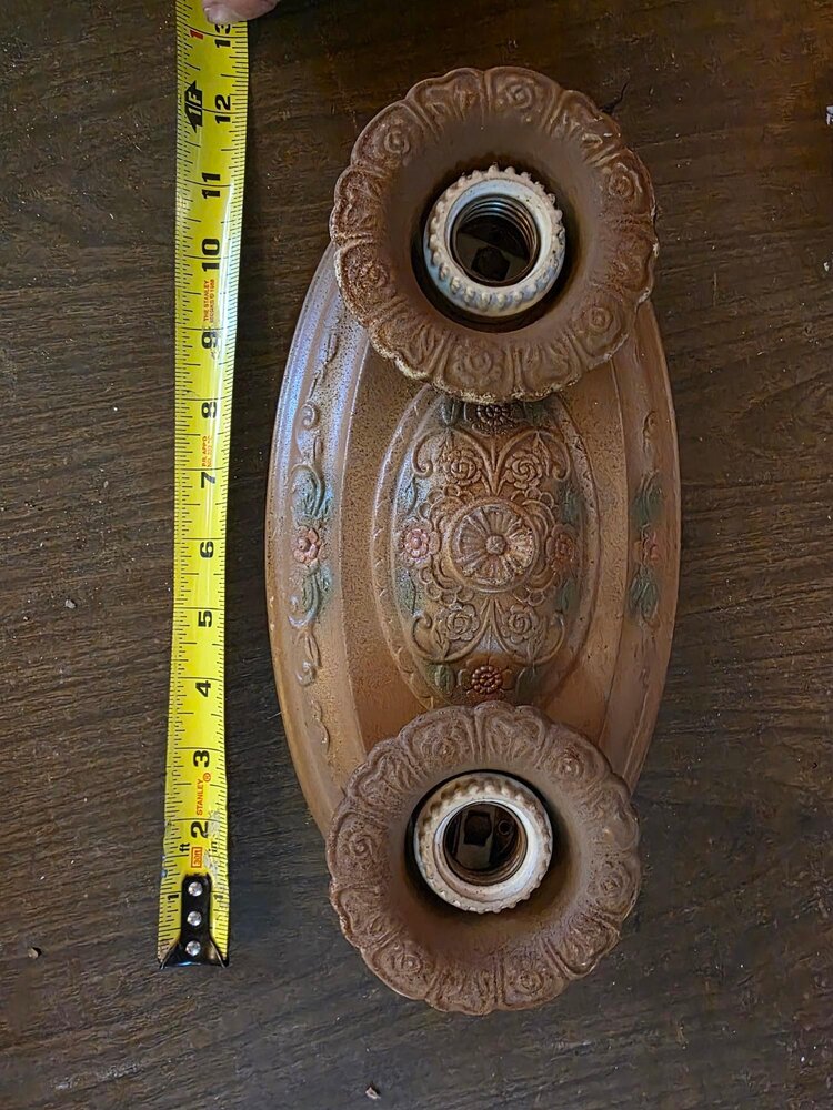 double light ceiling mount victorian