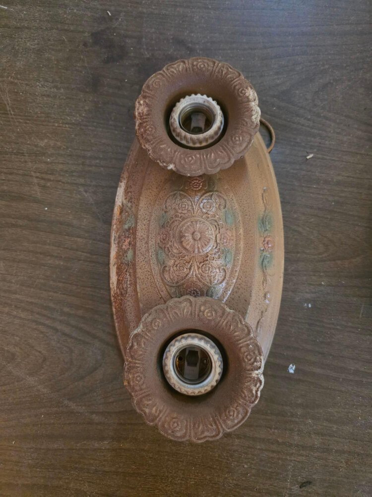 double light ceiling mount victorian