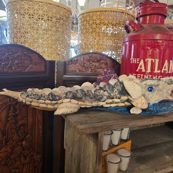 fish shell sculpture