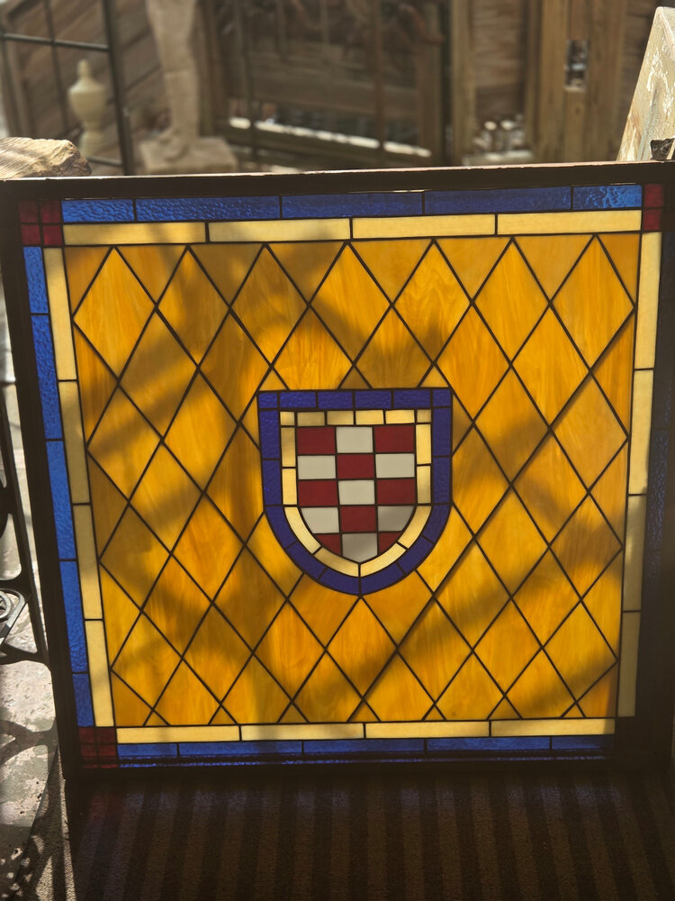 antique stain glass