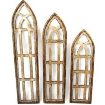 Sm Forli Wood Window 40"H x 12"L x 1"W