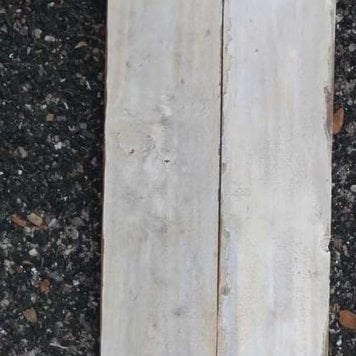 Reclaimed White Wash Shelf 30"X11"