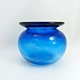 Inspired Fire Glass Handblown Glass Vase with Flared Opening  Small