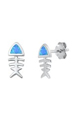 Opal Fish Earrings