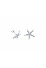 Starfish CZ Stud Earrings