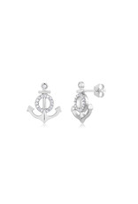Pave Anchor Earrings