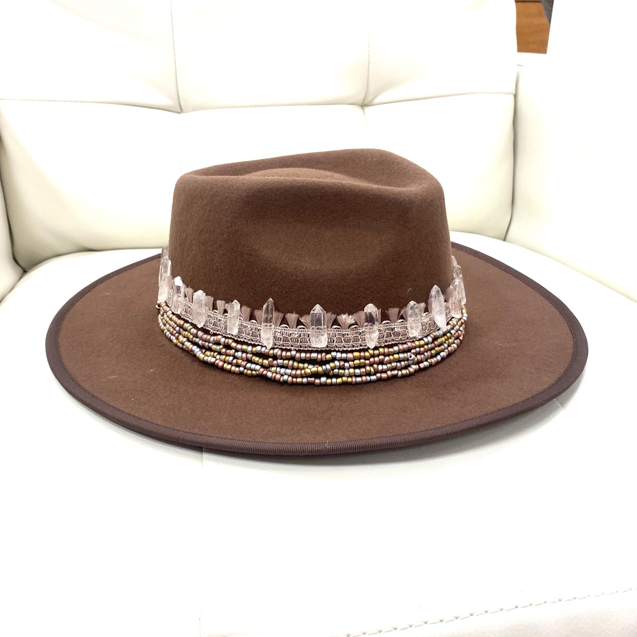 My Gypsy Child Dark Chocolate Felt Hat 