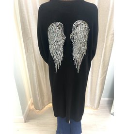 Black Angel Wing Cardigan