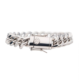 Inox 8.5" Steel Miami Chain Bracelet