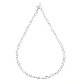 Sterling Diamond Cut Paperclip Chain