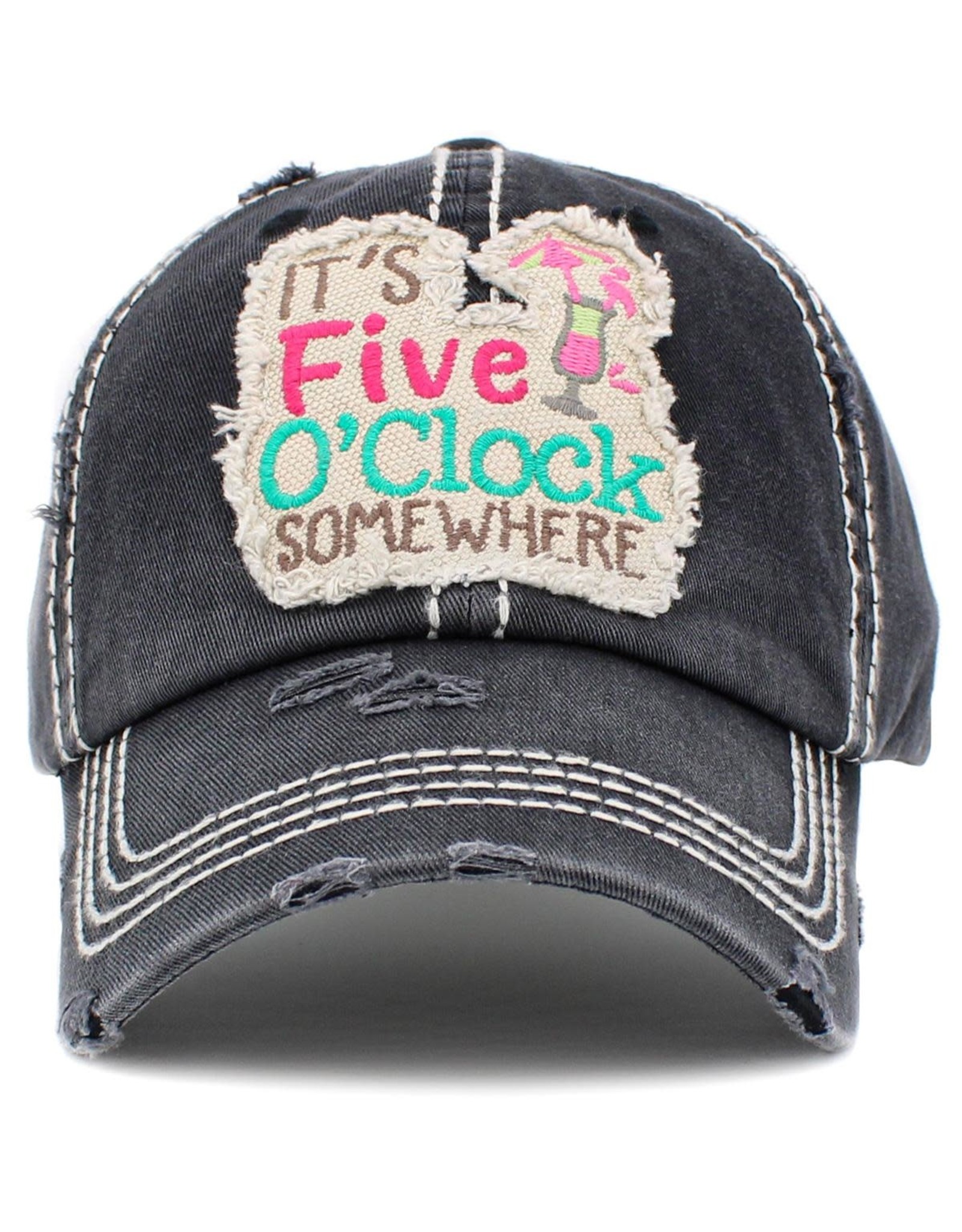 KB Ethos Black Five O'Clock Hat